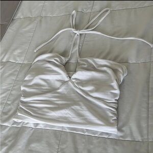 abercrombie & fitch halter crop top